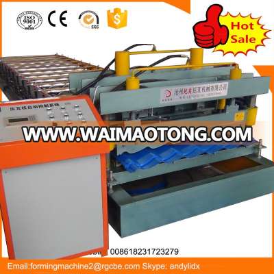 Dx 1100 Glazed Steel Tile Cold Roll Forming Machine