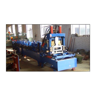 High Speed C Shape Beam Punching & Galvanized Sheet Strip Z Purlin Steel Cold Roll Forming Machine